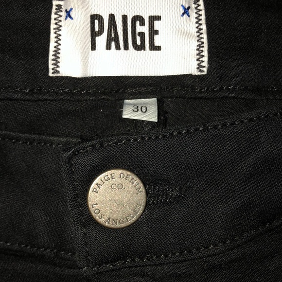 Black ripped PAIGE jeans - Picture 2 of 6